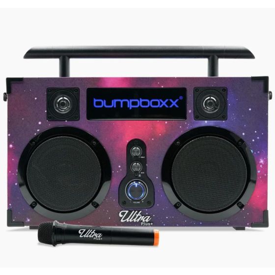 Bumpboxx Ultra+ Bluetooth Boombox with Microphone-Galaxy