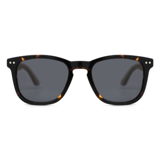 Stevi  Tortoise & Walnut Wooden Sunglasses
