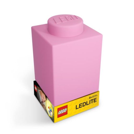 1X1 Brick Silicone Night Light - Pink