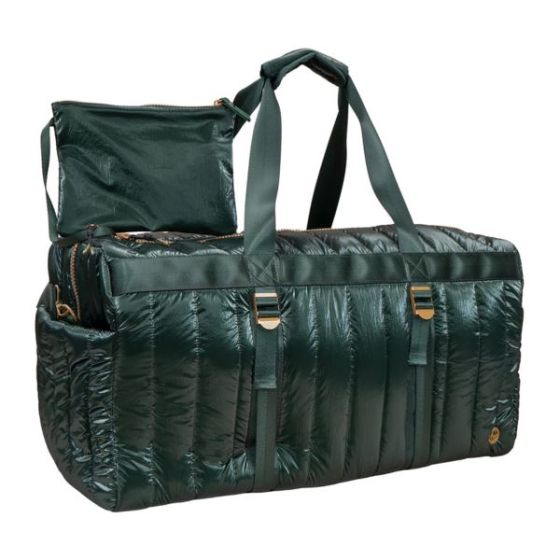Metallic Quilted Duffle Size 22