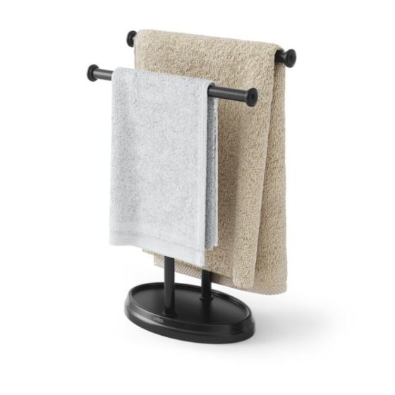 Palm Freestanding Towel Tree KD Black