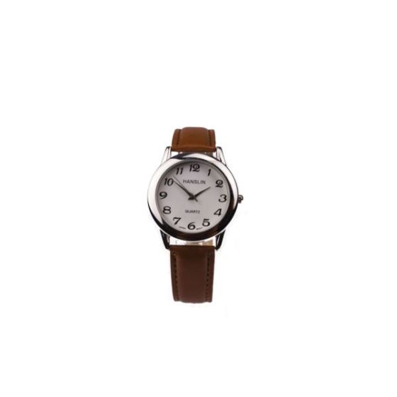 Men's Classic Round Leather Watch