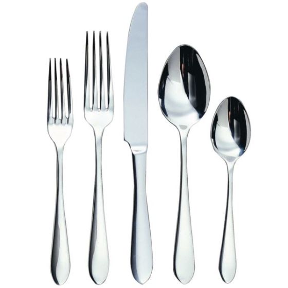 Ginkgo Linden Stainless 20 pc Flatware Set