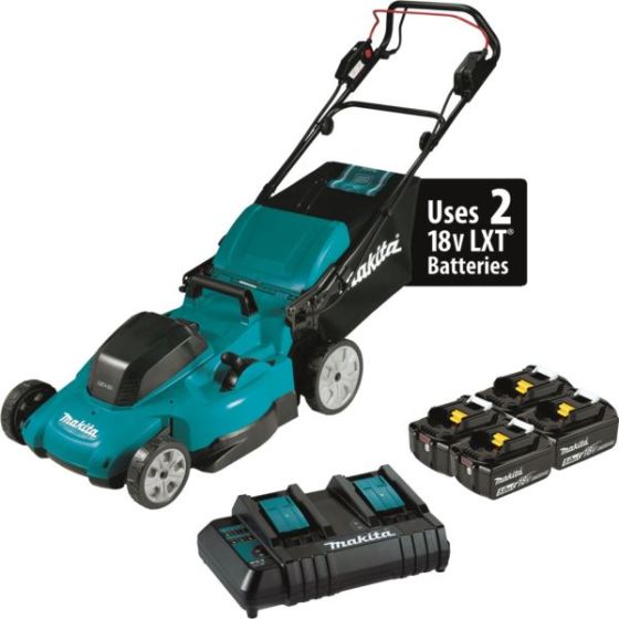 36V LXT 19-Inch Self-Propelled Lawn Mower Kit w/4 Batteries