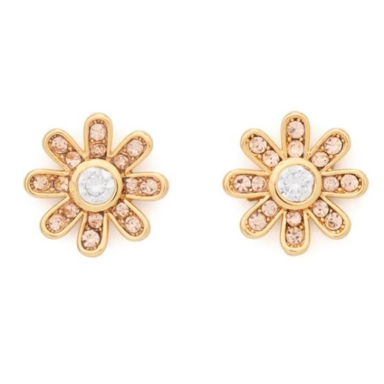 Bursting Blooms Studs - Yellow/Gold