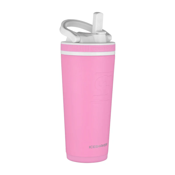 IceShaker 26oz Insulated Stainless Steel Sport Bottle-Pink