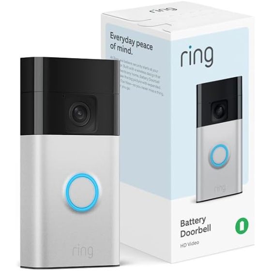 Battery Doorbell - Satin Nickel