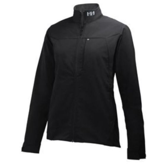 Womens Paramount Softshell Jacket-Black-LG
