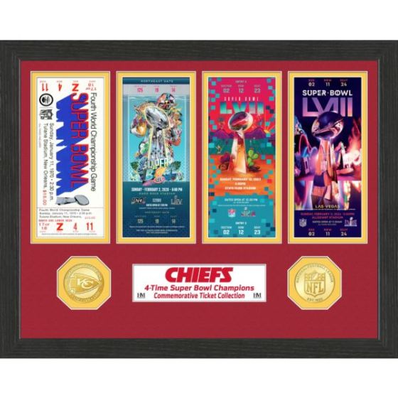 KC Chiefs Super Bowl Ticket Collection Photo Mint