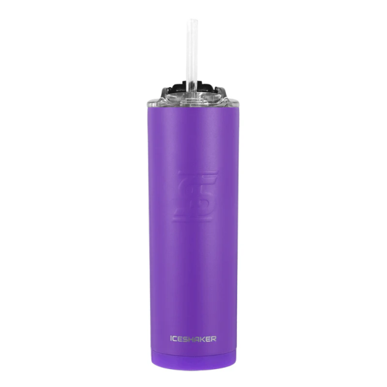 IceShaker 20oz Insulated Stainless Steel Skinny - Tumbler w/Straw & Lid