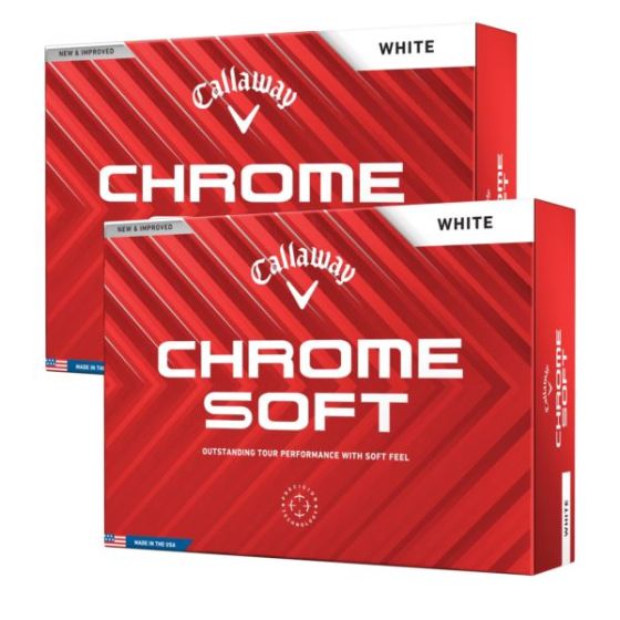 Callaway Chrome Soft Golf Balls - Two Dozen