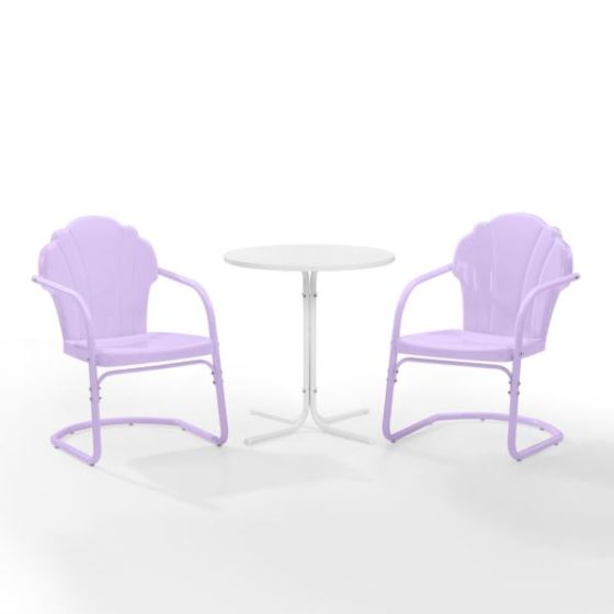 Tulip 3Pc Retro Outdoor Bistro Set