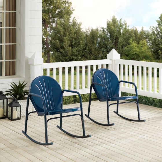 Griffith 2Pc Outdoor Rocking Chair Set