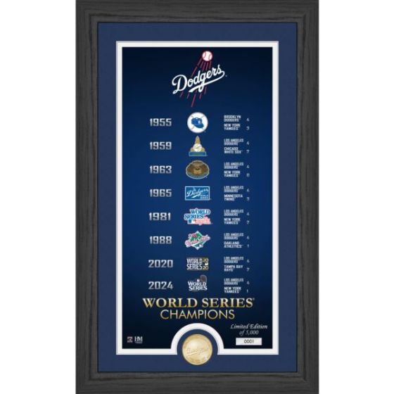 LA Dodgers World Series Champions Legacy Photo Mint