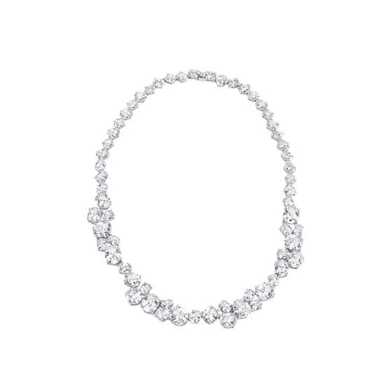 Cubic Zirconia Collar Necklace