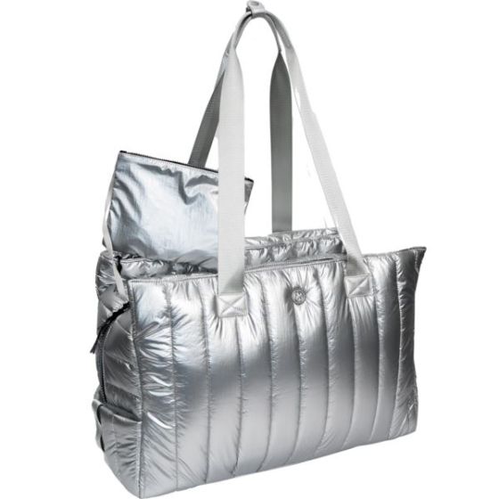 Metallic Quilted Tote Size 20
