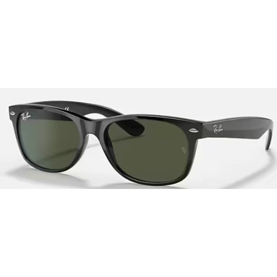 Ray-Ban New Wayfarer Unisex Sunglasses Polarized Size 55-Green