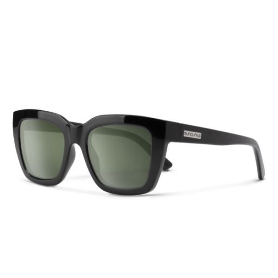 Suncloud Marion Polarized Sunglasses - Black/Gray Green