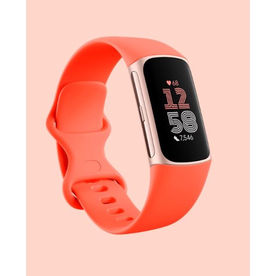 Fitbit - Charge 6 Advanced Fitness & Health Tracker-Coral