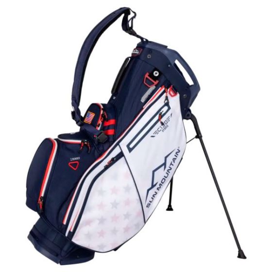Sun Mountain C-130 Hybrid Stand Bag - Navy/White/Red
