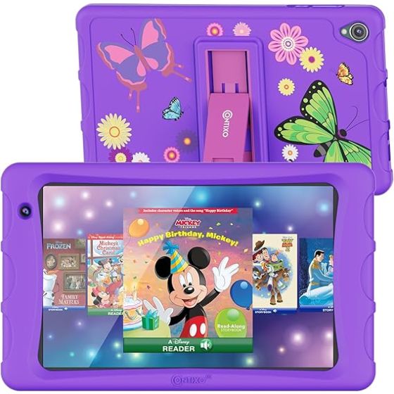Contixo K81 Purple 8 -Inch Kids Educational Tablet - 4GB + 64GB