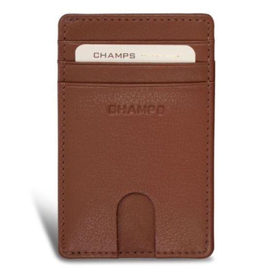 Onyx Leather Access Card Case Size 2.75