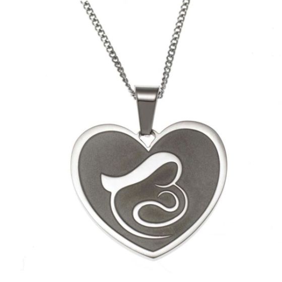 Joyful Sentiments Mother and Baby Pendant Necklace