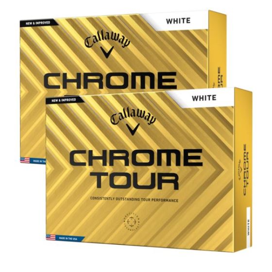 Callaway Chrome Tour Golf Balls - Two Dozen