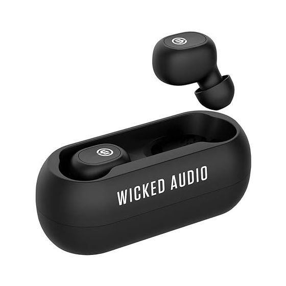 Wicked Audio Gnar True Wireless Earbuds with Charging Case - Black