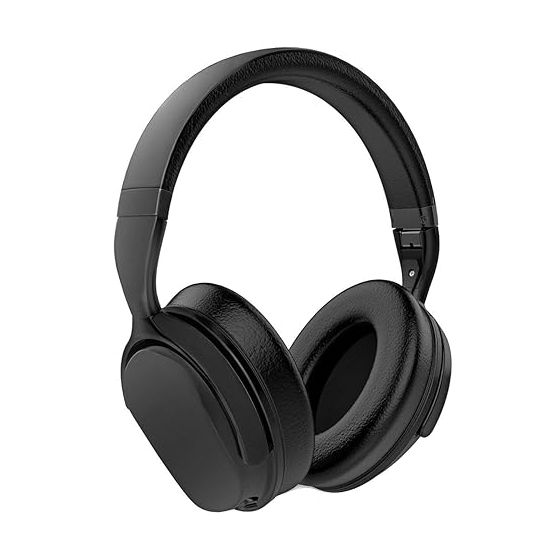 Wicked Audio Hum 1000 Bluetooth Active Noise Cancelling Over-ear Headphone- Black