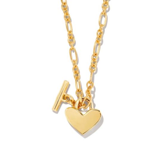 Heart Padlock Pendant Necklace