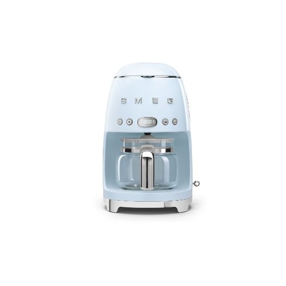 Smeg 50s Retro-Style 10 Cup Drip Filter Coffee Machine-Pastel Blue-1