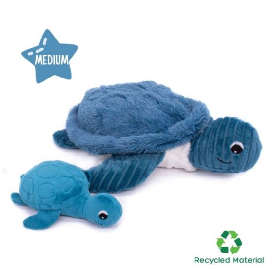 Les Ptipotos Mom & Baby Sea Turtle - Blue