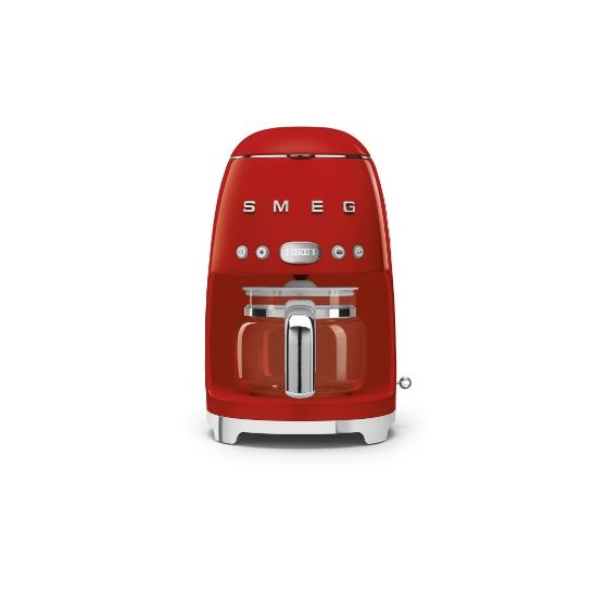 Smeg 50s Retro-Style 10 Cup Drip Filter Coffee Machine-Red