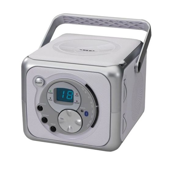 Portable Bluetooth Music System with CD