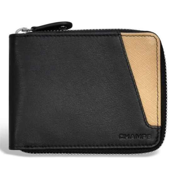 Iconic Leather Zip Around Wallet Size 5
