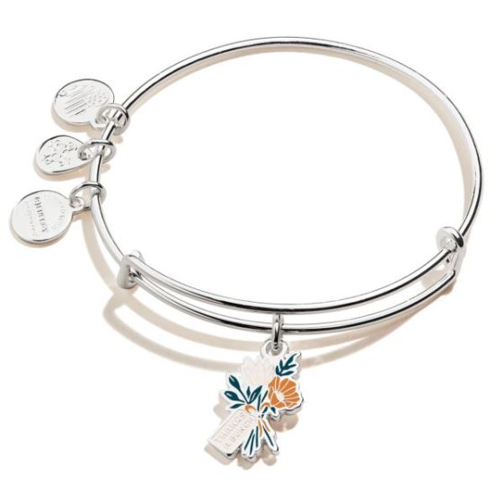 Thanks A Bunch Bangle - Shiny Silver