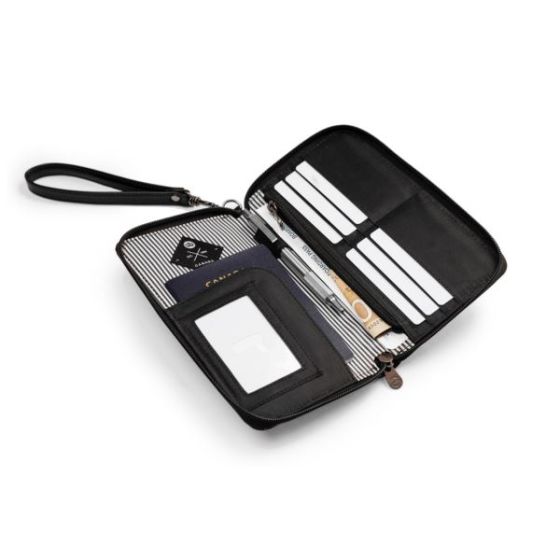 PKG Zippered Wallet - Black