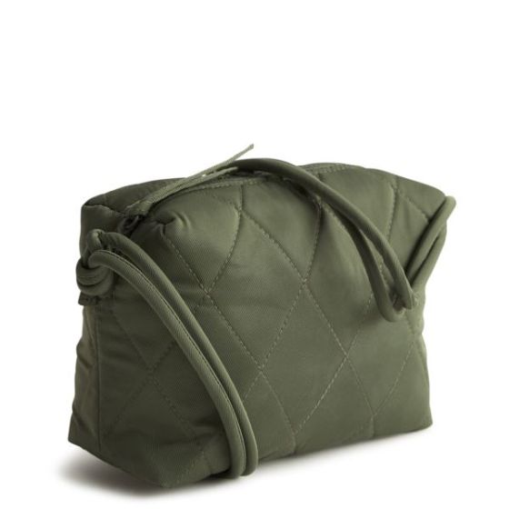 Blake Crossbody-Bronze Green-Performance Twill