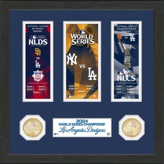 LA Dodgers 2024 World Series Ticket Photo Mint