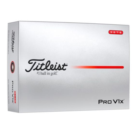 Titleist 2025 ProV1x High Number Golf Balls - 1 Dozen