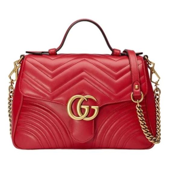 GG Marmont Small Top Handle Bag Size 11