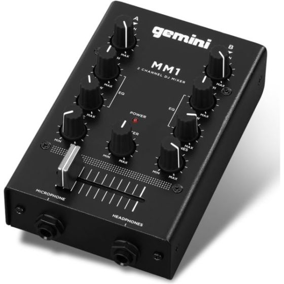 2-Channel Pocket-Sized DJ Mixer