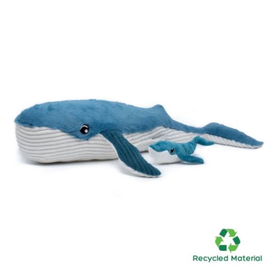 Les Ptipotos Mom & Baby Whale - Terracotta