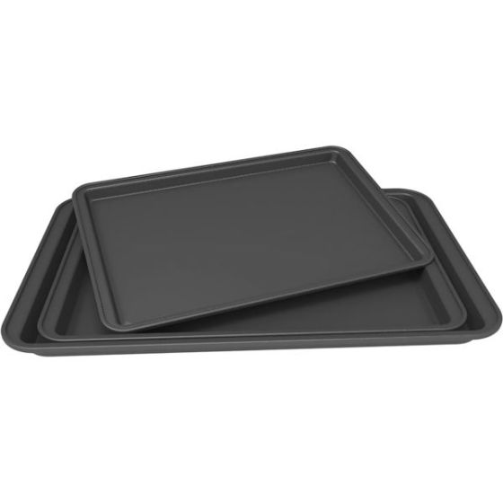 Carbon Steel Cookie Sheet Set Size 3 Pieces