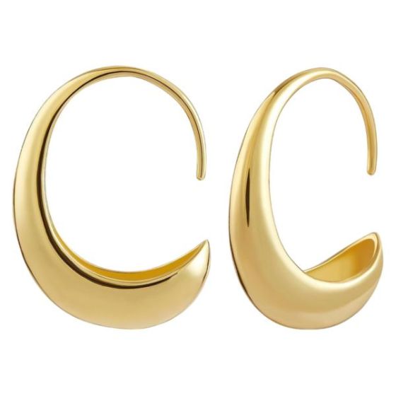 Oval Drop Hoops