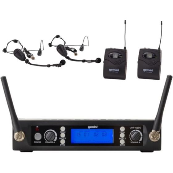 UHF Wireless Dual Headset System