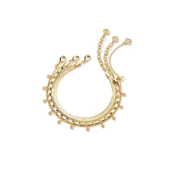 Kassie Set of 3 Chain Bracelet
