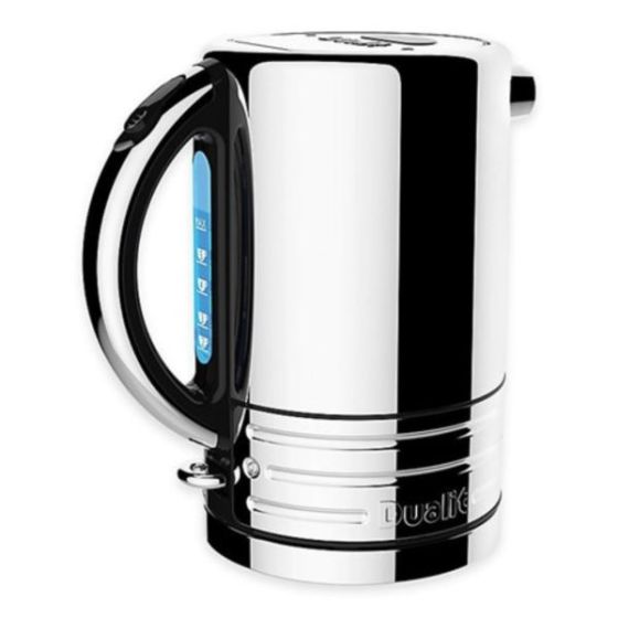 Dualit Design Series Kettle - Black & Steel