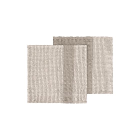 GANO Organic Cotton Waffle Dish Cloth Set of 2